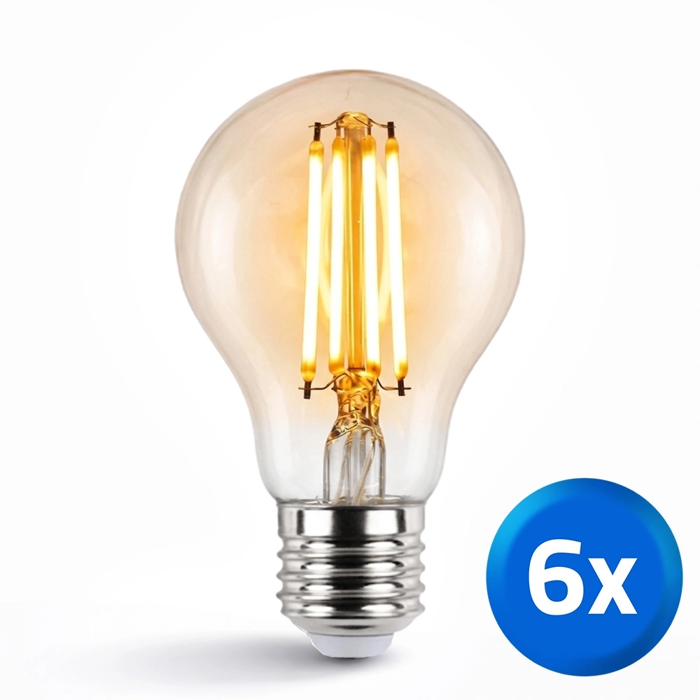 Slimme filament Zigbee E27 ledlampen voordeelset van 6