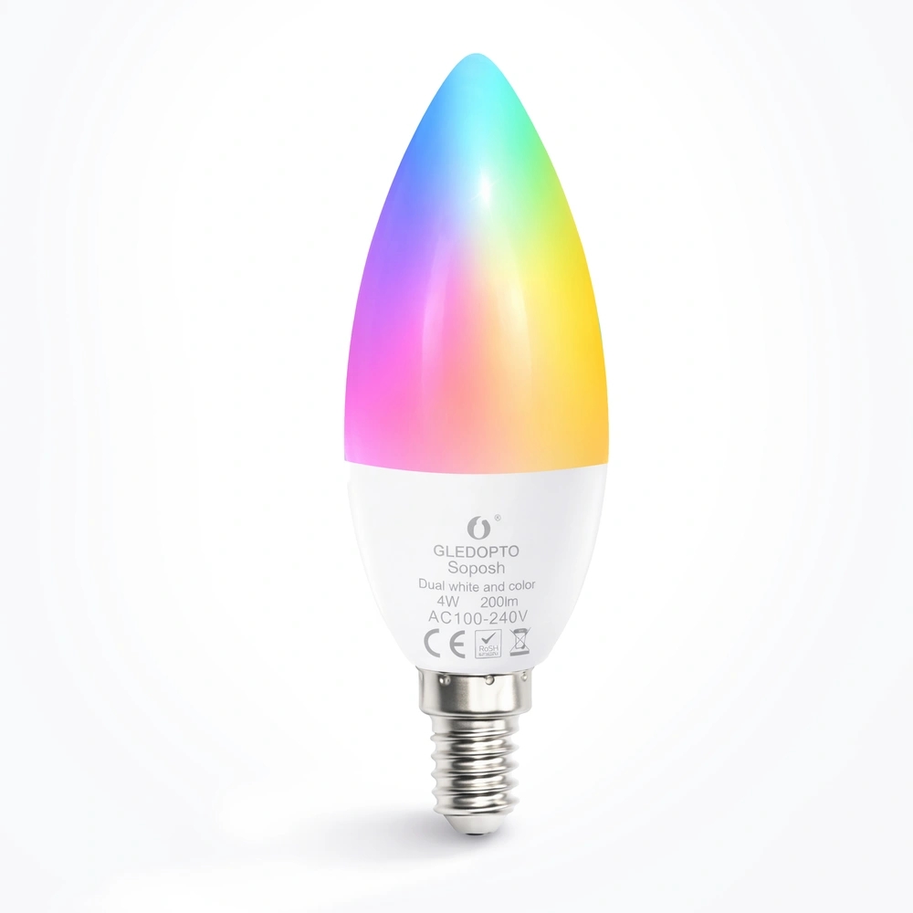 Zigbee lamp RGBWW 4W E14 fitting - Gledopto
