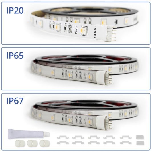 14 meter complete set RGBW led strip met Zigbee controller