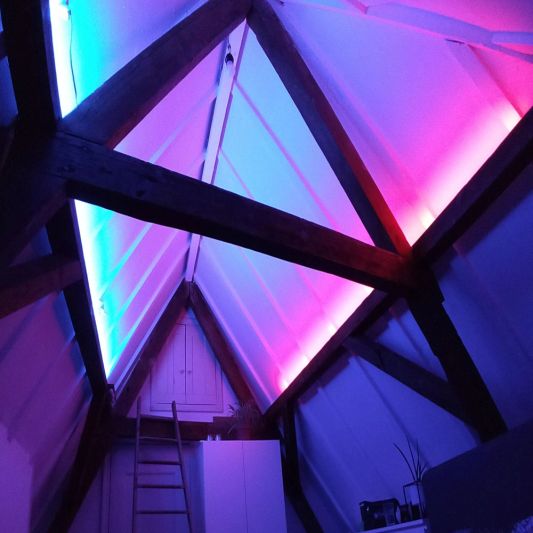 14 meter complete set RGBW led strip met Zigbee controller