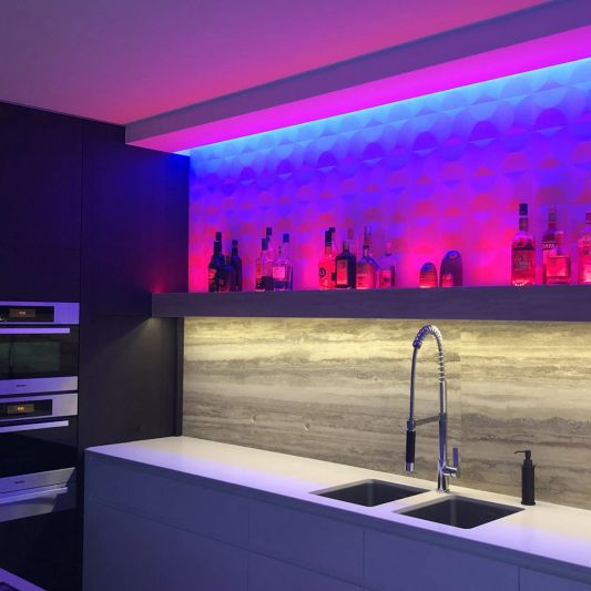 13 meter complete set RGBWW led strip met Zigbee controller