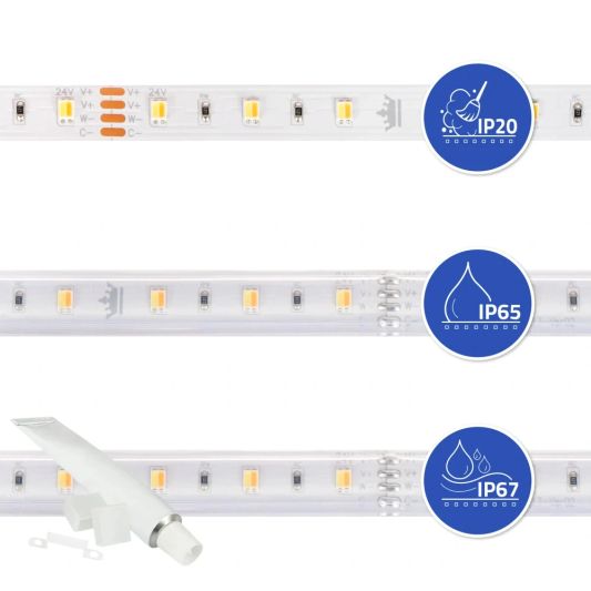 11 meter complete set Dual White led strip met Zigbee controller
