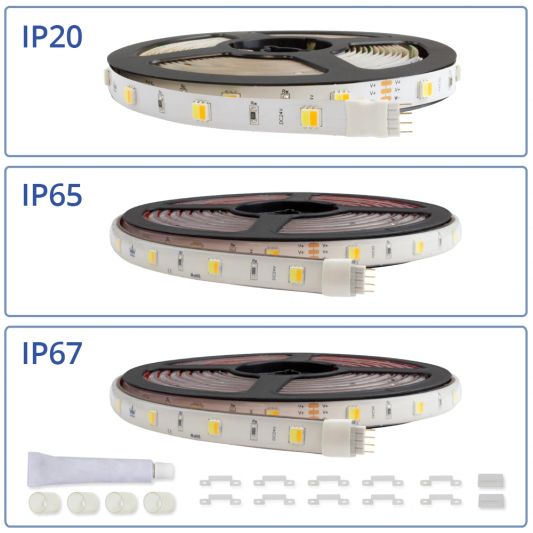3 meter complete set Dual White led strip met Zigbee controller