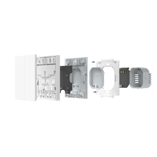Aqara Smart Wall Switch H1 - geen neutrale draad - dubbele schakelaar