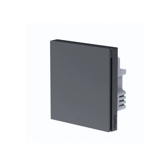 Aqara Smart Wall Switch H1 - geen neutrale draad - enkele schakelaar - grijs