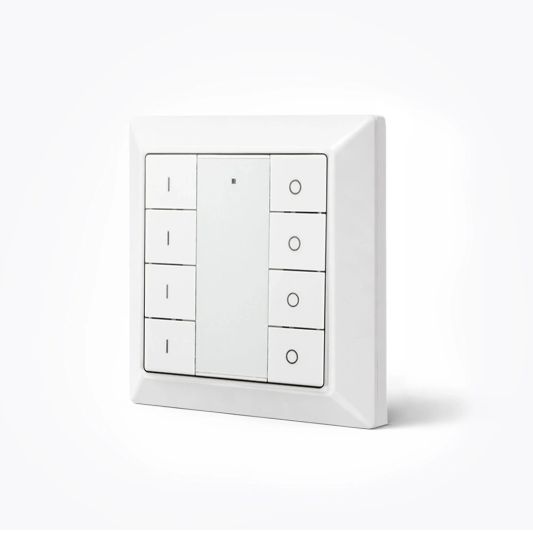 Draadloze Zigbee schakelaar van EcoDim - Geschikt voor 4 groepen - Witte kleur