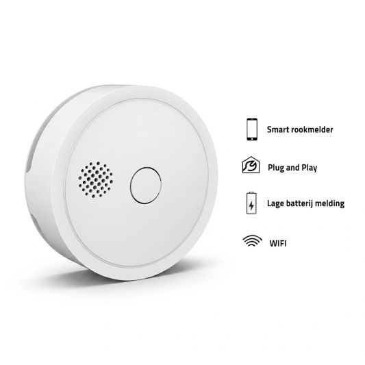 Heiman smart Wifi rookmelder - voordeelset 2 stuks