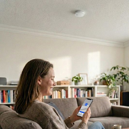 Heiman smart Wifi rookmelder - voordeelset 2 stuks