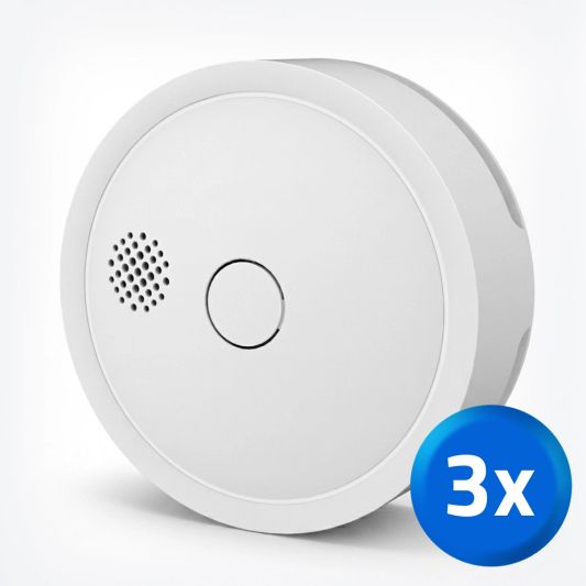 Heiman smart Wifi rookmelder - voordeelset 3 stuks