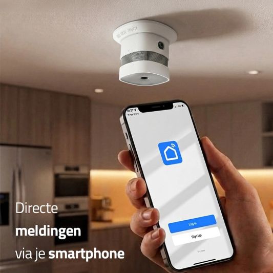 Heiman smart zigbee rookmelder- voordeelset 2 stuks