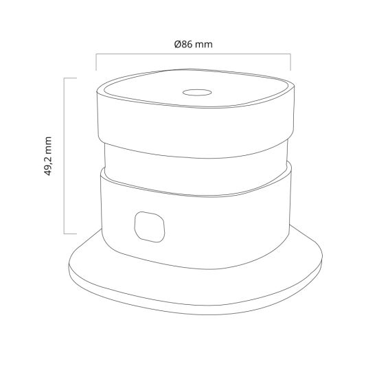 Heiman smart zigbee rookmelder- voordeelset 3 stuks