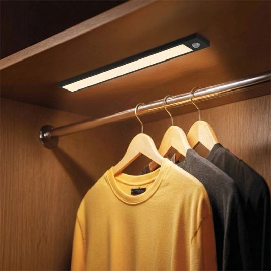 Kastverlichting met sensor - Dual White - 30cm - Oplaadbaar - Zwart