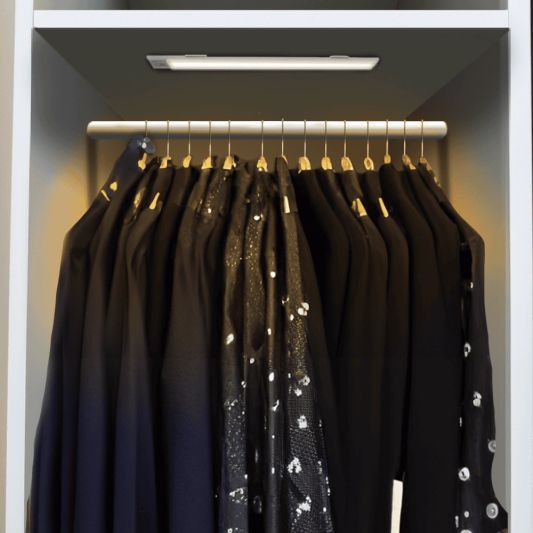 Kastverlichting met sensor - Dual White - 40cm - Oplaadbaar - Zwart - Voordeelset van 4 stuks