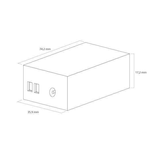 Losse Zigbee controller voor RGBW led strips
