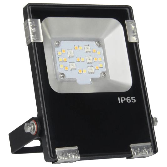 Wifi set met 1 tot 4 RGBWW LED schijnwerpers 10 Watt met Wifi bediening