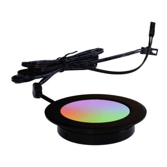 RexTech RGBWW Inbouwspot Zwart 4 pack