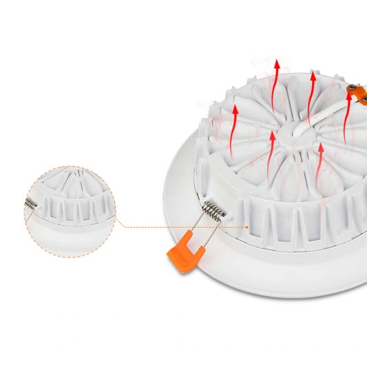 RGBWW led inbouwspot downlight 18 Watt - Voordeelset van 3 stuks