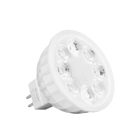RGBWW LED spot met afstandsbediening 4W MR16 fitting 1 tot 4 spots