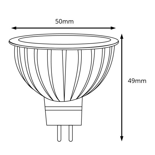RGBWW LED spot met afstandsbediening 4W MR16 fitting 1 tot 4 spots