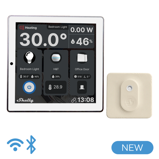 Shelly Wall Display White + Blu H&T Ivory (bundle)