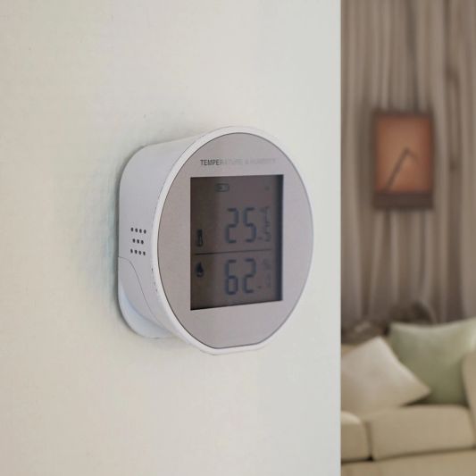 Slimme wifi klimaatsensor met display