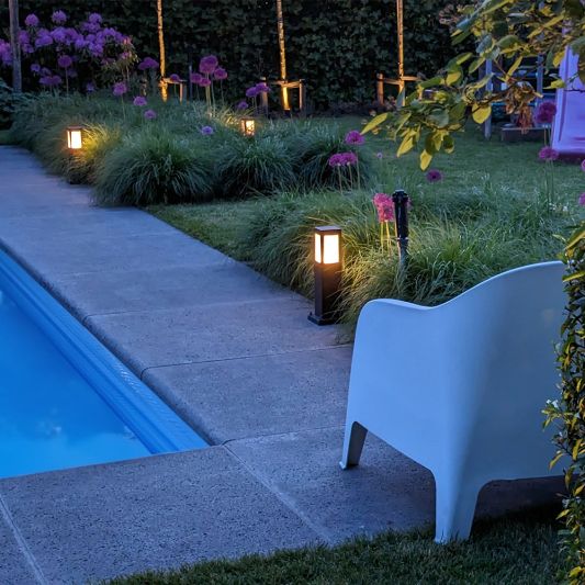 Slimme Zigbee staande lamp 9W recht - Starterset