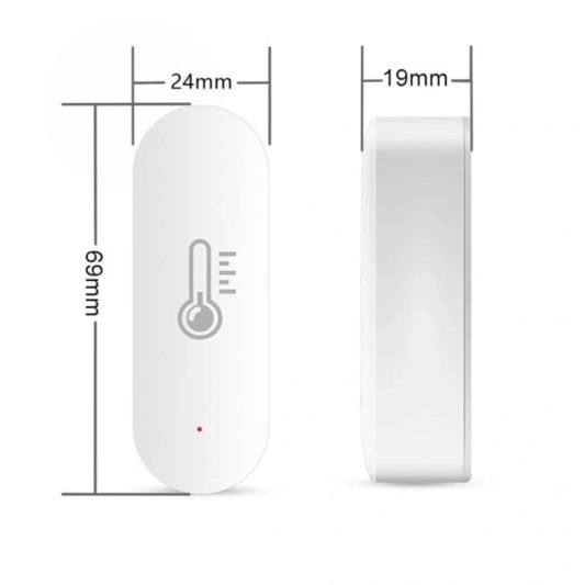 Slimme Zigbee temperatuursensor - Set van 4