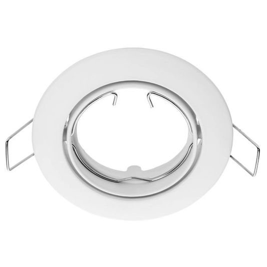 Kantelbare spot armatuur rond - wit - Geschikt voor GU10/MR16