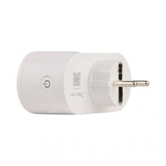 Slimme stekker - dubbel - Met energiemeting