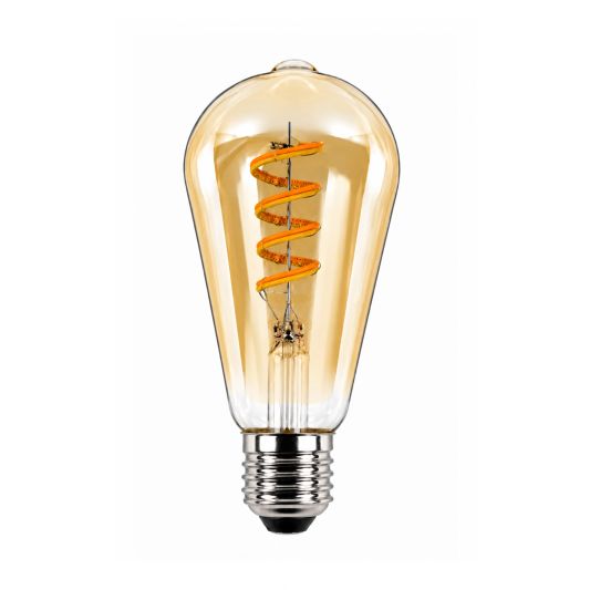 Tuya slimme led filament lamp goud - E27 fitting Edison - Dual White