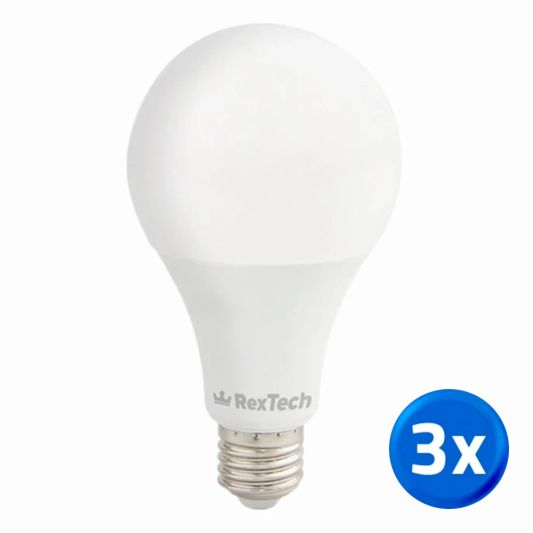 Tuya slimme led lamp 15 watt - E27 fitting - RGBWW Multicolor en Wit 3-pack