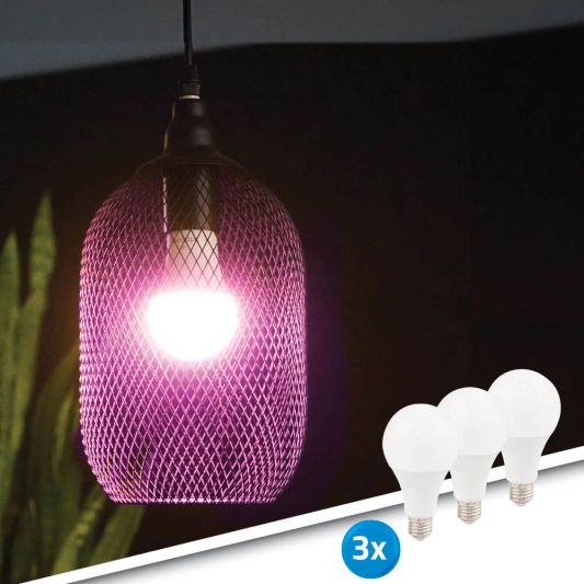 Tuya slimme led lamp 15 watt - E27 fitting - RGBWW Multicolor en Wit 3-pack