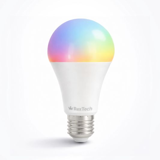 Tuya slimme led lamp 9 watt - E27 fitting - RGBWW Multicolor en Wit
