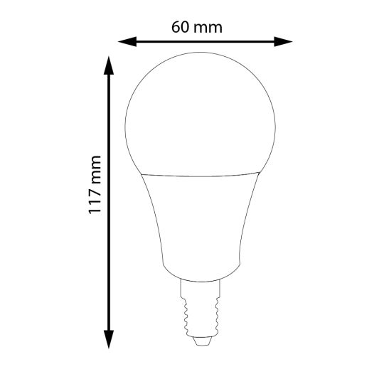 WIFI LED lamp RGBWW 5W E14 fitting