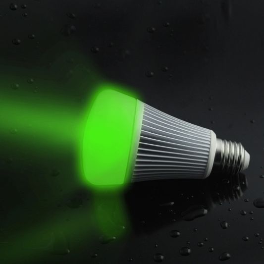 WIFI LED lamp RGBW 9W E27 fitting voordeelset van 3