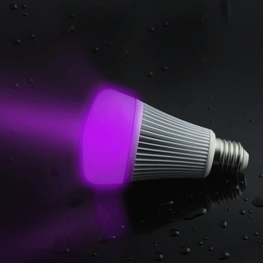 WIFI LED lamp RGBW 9W E27 fitting voordeelset van 3