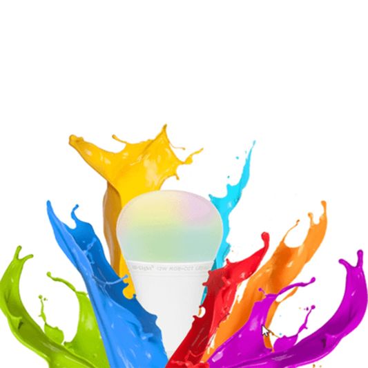 Wifi LED lamp RGBWW 12 Watt E27 fitting voordeelset van 6
