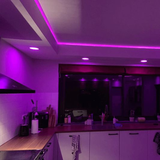 WIFI LED spot RGBWW 4W GU10 fitting - Voordeelset van 3 stuks