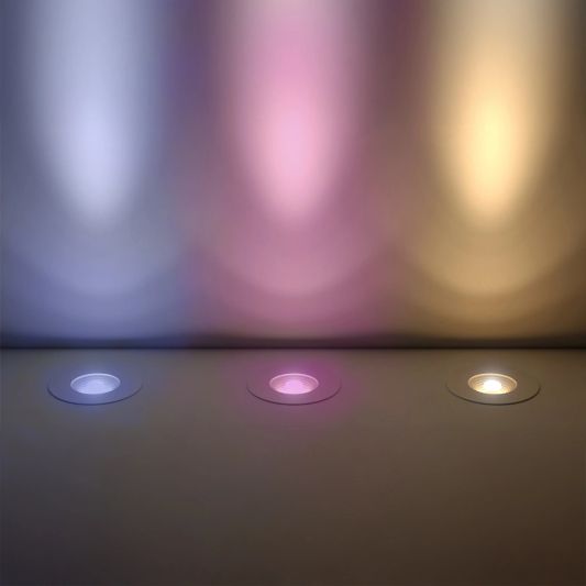 WIFI LED spot RGBWW 4W GU10 fitting - Voordeelset van 3 stuks