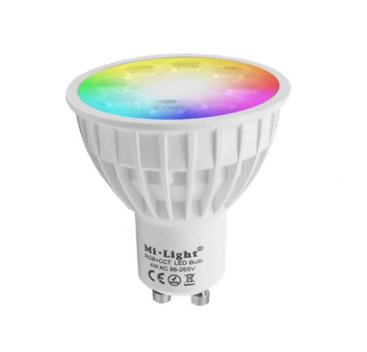 WIFI LED spot RGBWW 4W GU10 fitting