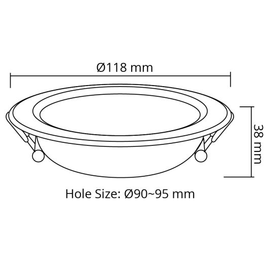 Wifi set met 1-4 RGBWW LED downlights 6 Watt inbouwspots
