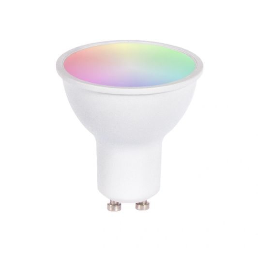 Wifi slimme led spot 4 watt - GU10 fitting - RGBWW Multicolor en Wit