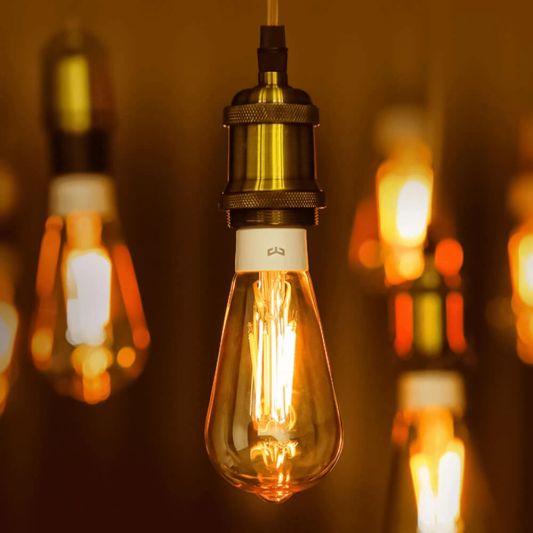 Yeelight slimme filament led lamp ST64 amberkleurig - E27 fitting - Warm Witte lichtkleur