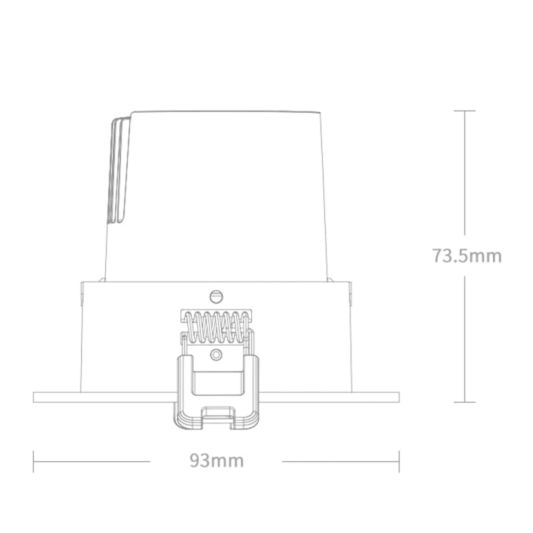 Yeelight slimme led Mesh downlight - Dual White - 8 Watt