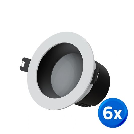 Yeelight slimme led Mesh downlight - Dual White - 8 Watt - Voordeelset van 6 stuks