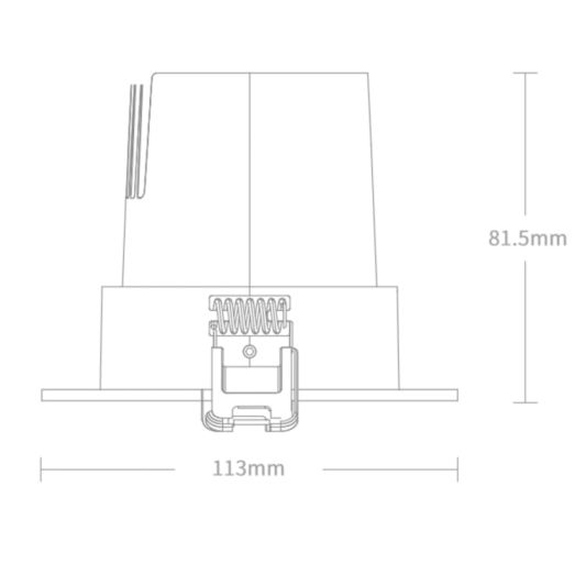 Yeelight slimme led Mesh spotlight - Dual White - 5 Watt