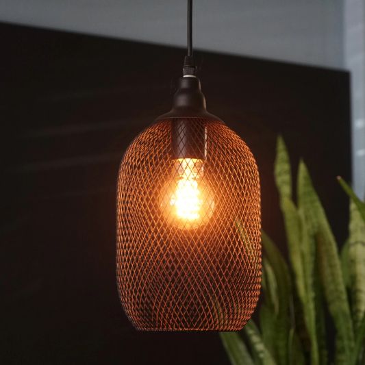 Zigbee E27 spiraal filament lamp Dual White A60 amberkleurig