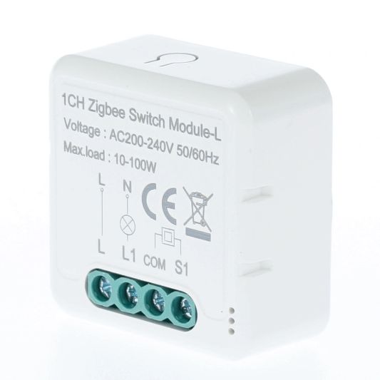 Zigbee inbouwschakelaar 1 gang - Set van 2