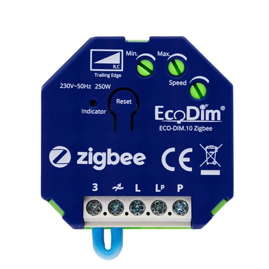 Zigbee led dimmer module van EcoDim - 0-250W fase afsnijding