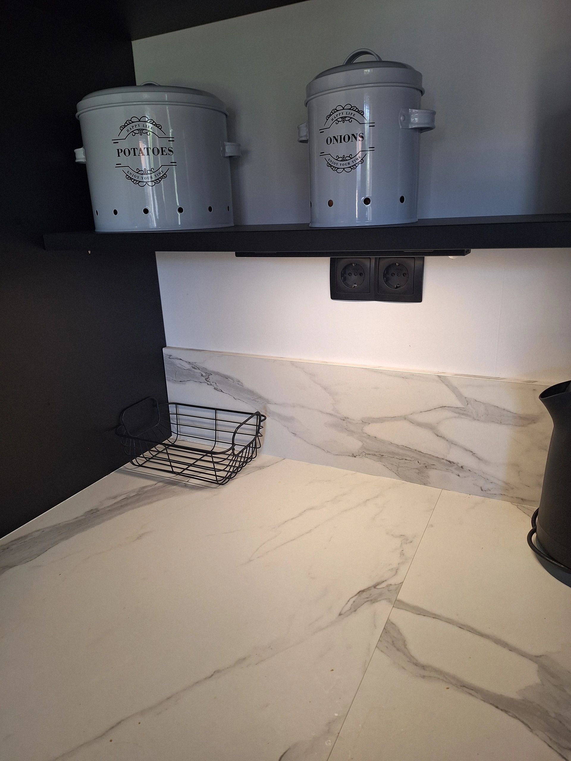 Kastverlichting met sensor - Dual White - 40cm - Oplaadbaar - Zwart